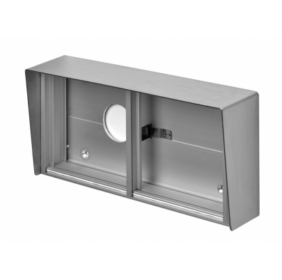 GARANT montážna doska nad omietku so strieškou pre dva moduly horizontálna 