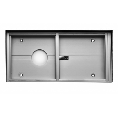 GARANT montážna doska nad omietku pre dva moduly so strieškou horizontálna