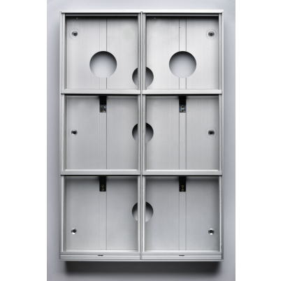 GARANT montážna doska nad omietku pre šesť modulov