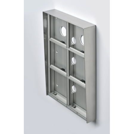 GARANT montážna doska nad omietku pre šesť modulou so strieškou vertikálna