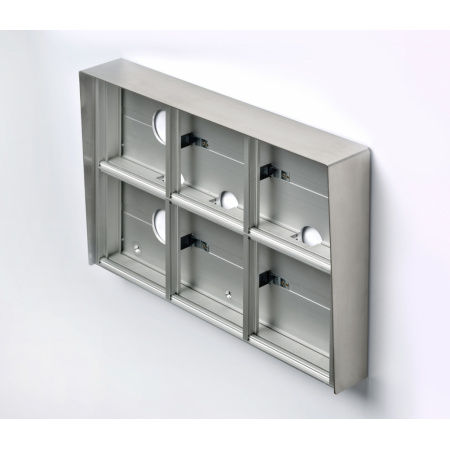 GARANT montážna doska pod omietku pre šesť modulou so strieškou horizontálna