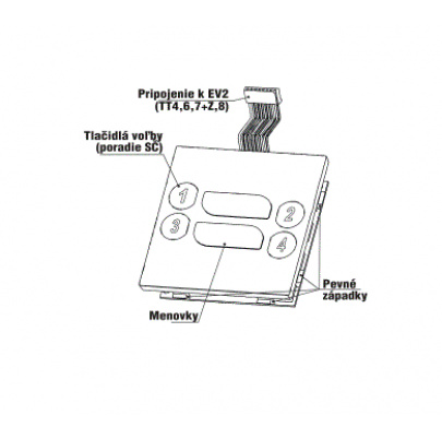 Modul tlačidlový TT4 - 4FN 231 00