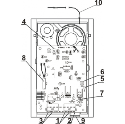 Modul elektrického vrátnika EV1 - 4FN 230 38