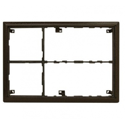 Montážny rám 2x3B pre 2 moduly a menovník 4M - 4FF 127 17