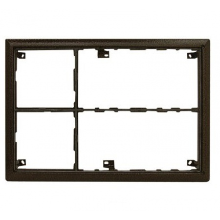 Montážny rám 2x3B pre 2 moduly a menovník 4M - 4FF 127 17