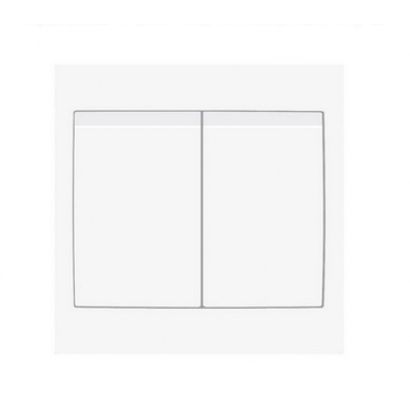 Dvojitý vypínač jednopólový PRAKTIK -  R:1+1   -  4FN 580 08