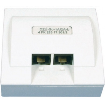 Telefónna zásuvka 2x jednoduchá    -   4FK 283 03