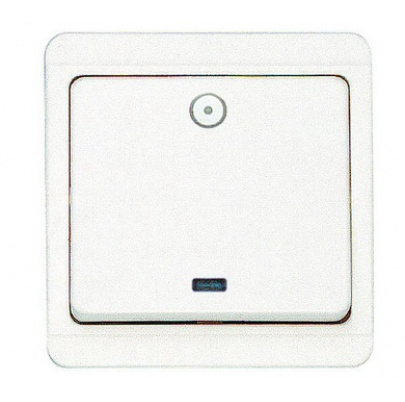 ŠTANDARD  ovládač tlačidlový zapínací s orientačnou tlejivkou  -  1/0So