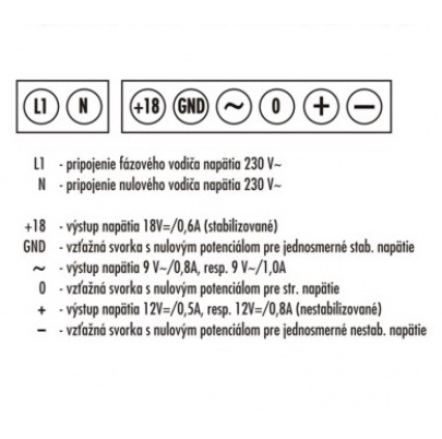 Sieťový napájač - 4FP 672 59