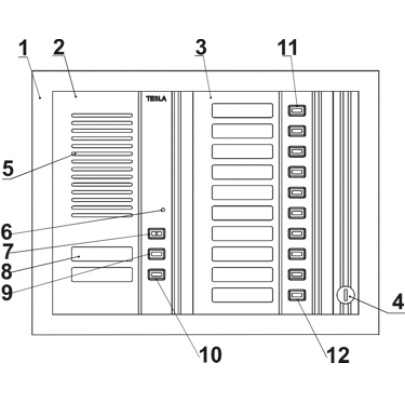 Modul elektrického vrátnika EV3 - 4FN 230 39